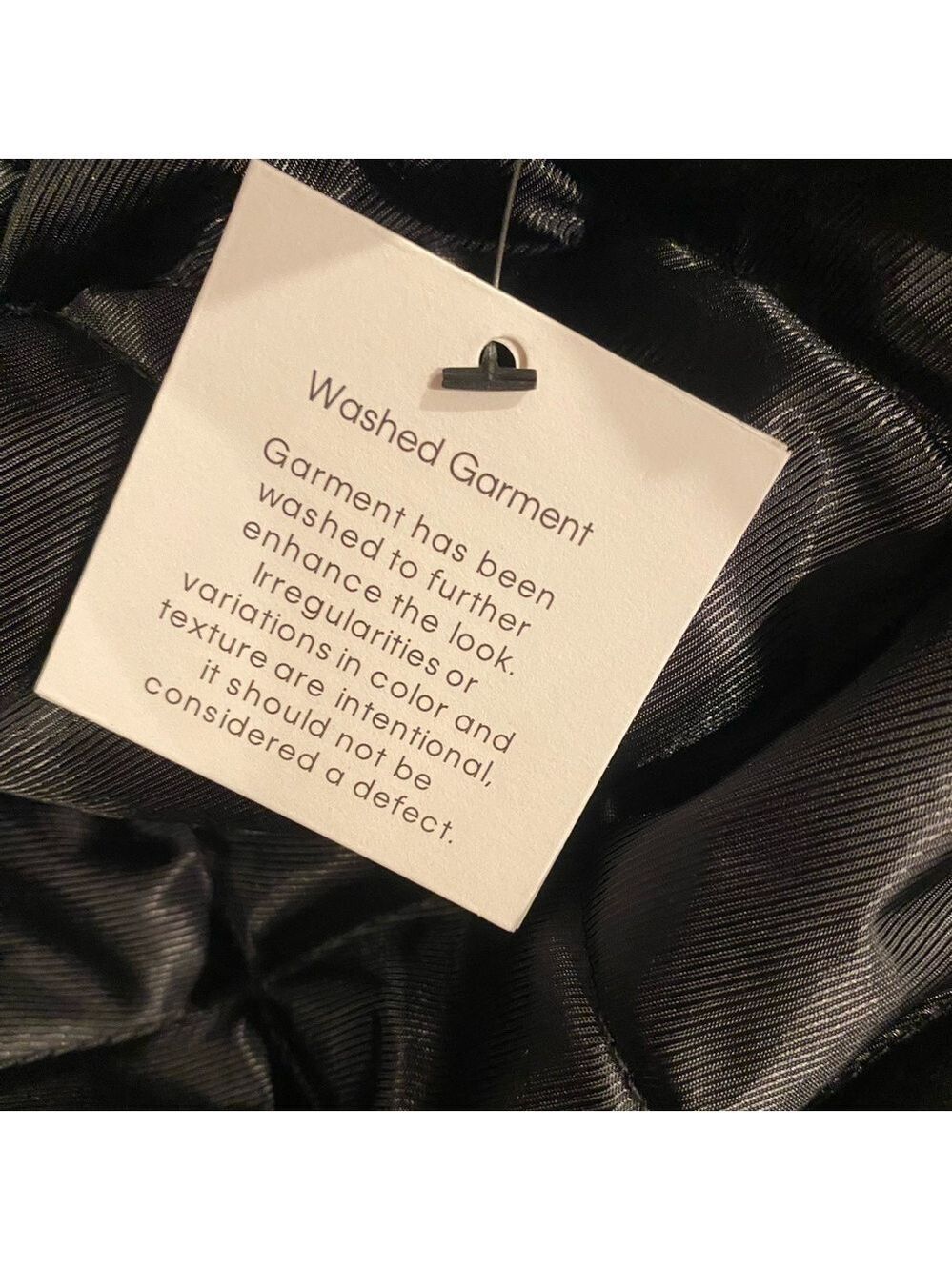 Calvin Klein Black Faux Shearling Motorcycle Jacket NWT Size M - Picture 9 of 12